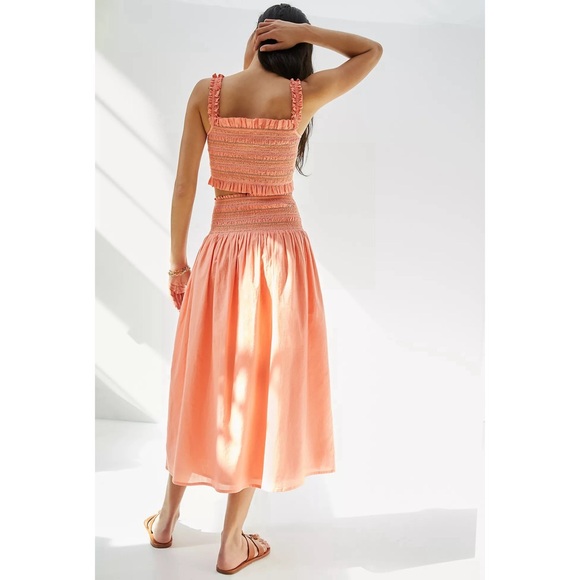 Anthropologie Smocked TWO Piece Skirt Set NWT SZ XL - Picture 3 of 13